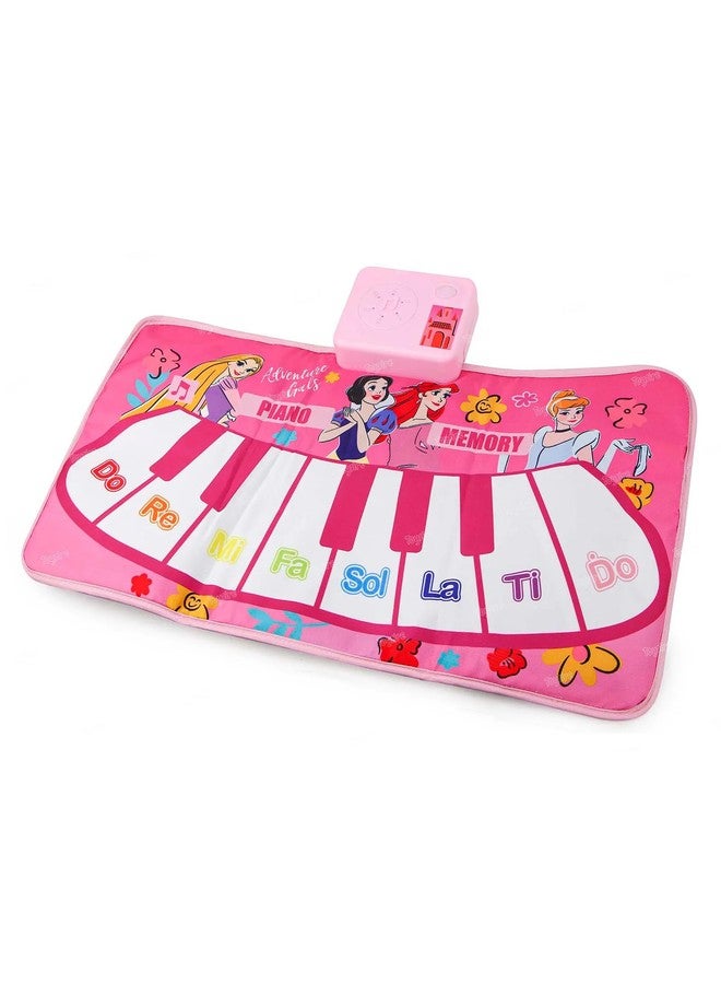 Estilo Floor Piano Mat for Kids & Toddlers | Baby Playing Mat with Music 11 Keys | Musical Toy Gift for Boys & Girls Age for 1-6 | Engaging Keyboard for Toddlers (Princess) - Image 1